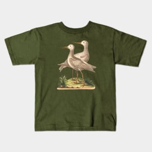 Pair of Birds Nature Illustration Kids T-Shirt